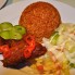 Jollof Rice with Chicken or Mutton Stew